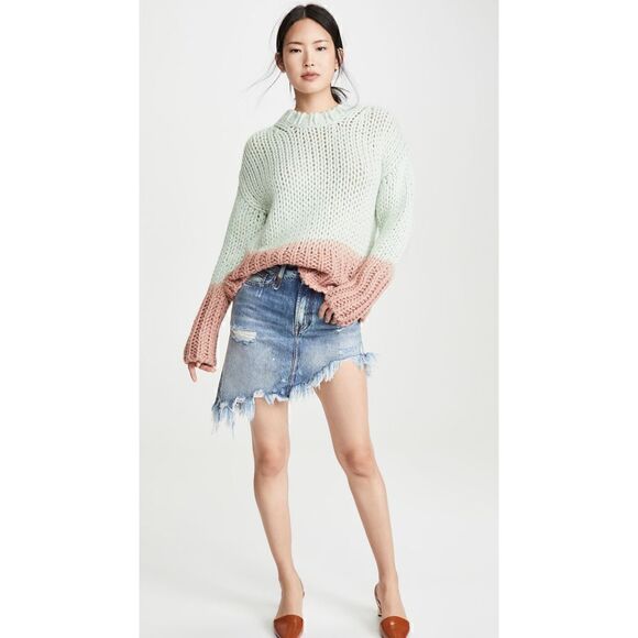 NWT ACNE STUDIOS Kirene Dip Dye Sweater - Picture 4 of 12